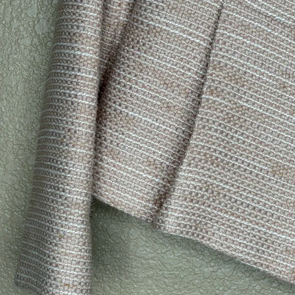 The Limited Scandal Collection Light Pink Peplum Gladiator Textured Blazer - Picture 3 of 10